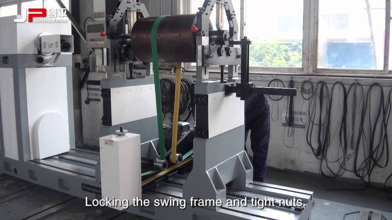 PHWQ-5000H(JP 580) Dual drive balancing machine Operation video