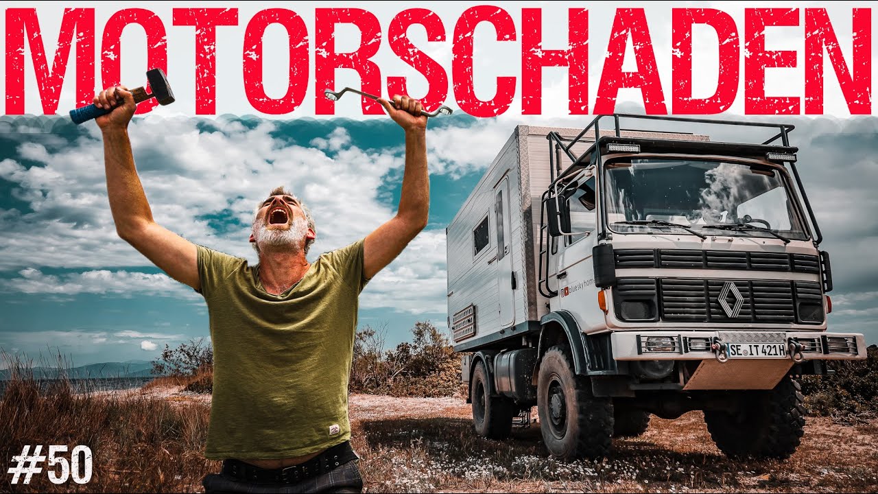 Motorschaden! Wie schlimm ist es? Expeditionsmobil Weltreise | VanLife Griechenland [50]