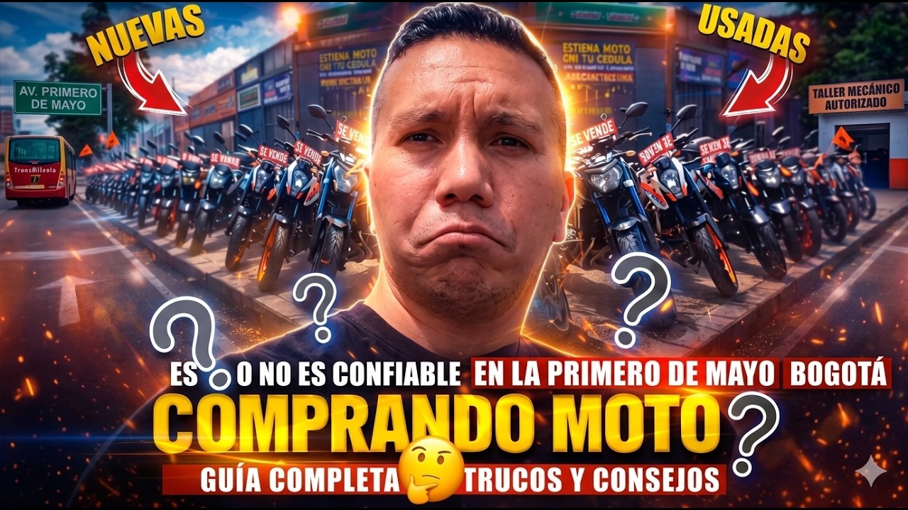 &iquest;Vale la pena comprar motos de segunda mano en la Avenida 1 de Mayo? 🤔