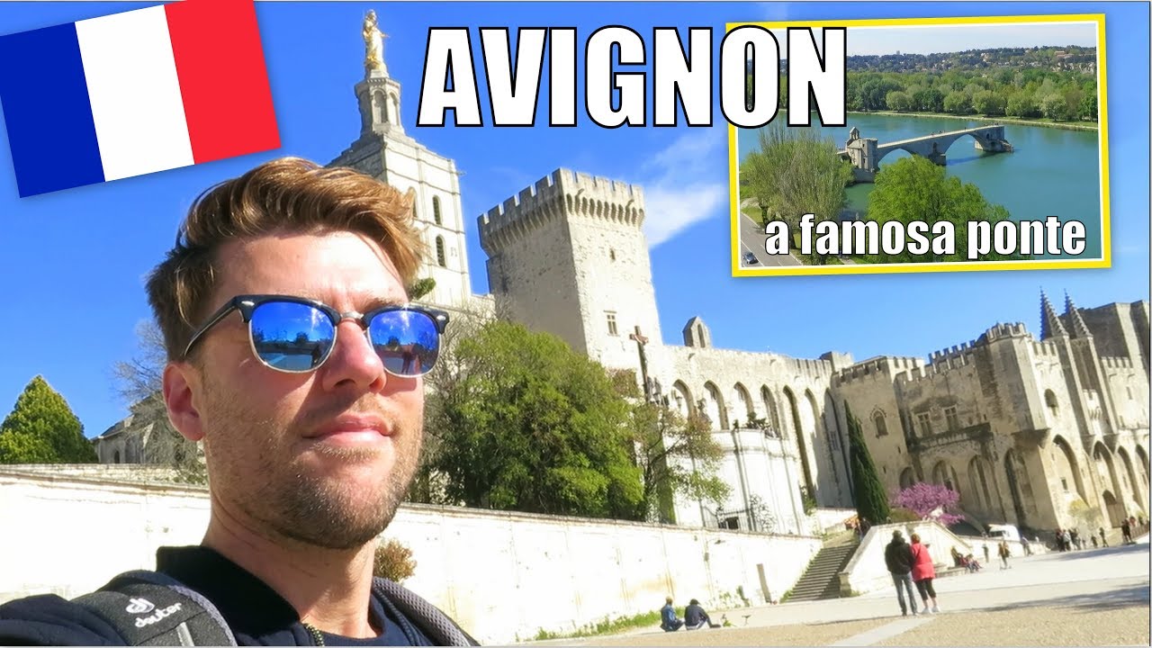 Um dia em AVIGNON no sul da França | Antes do Vaticano o papa ficou aqui