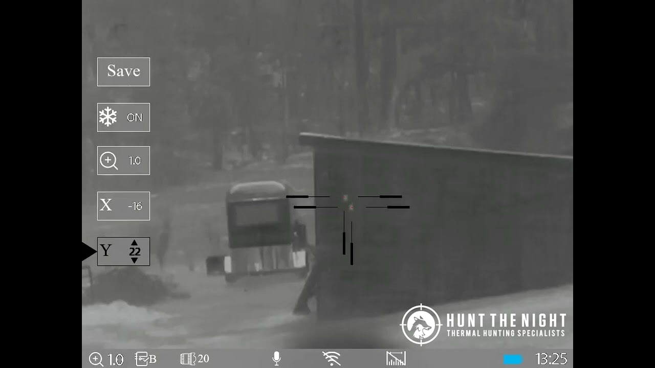 Как пристрелять тепловизионный прицел ThermTec Ares с Беном из huntthenight.com.au