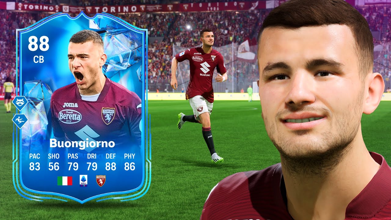 88 Fantasy FC SBC Buongiorno is 6ft 4 with two INSANE PLAYSTYLE+! 💪