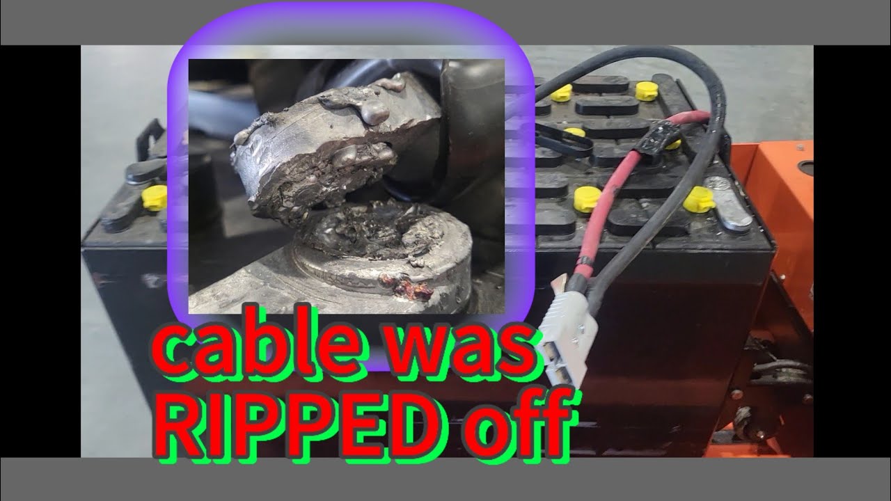 Industrial Battery Repair Out In The Field