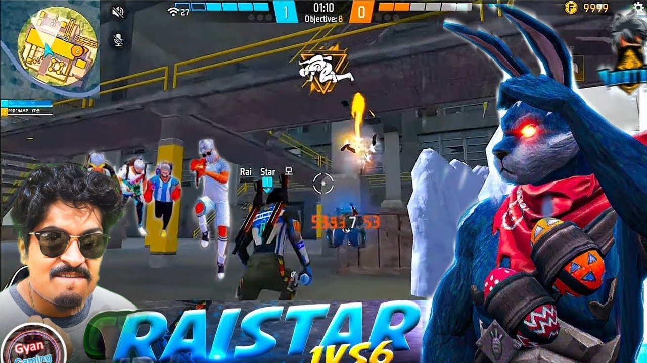 RAISTAR 1V6  GAMEPLAY🥵 |TOURNAMENT GAMEPLAY| OLD MEMORIES| ​⁠ ​⁠@GyanGaming  @RaiStar