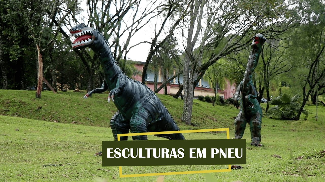 OLHA O QUE ESTE ARTISTA FAZ COM PNEUS VELHOS!