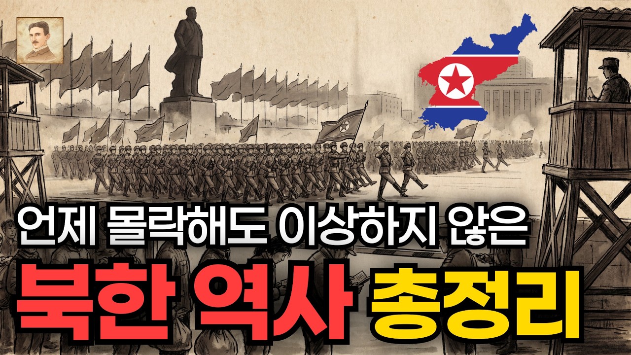 🌙보면서 주무세요: 북한은 어떤 나라일까? 북한 역사 총정리! ｜이불 속, 역사이야기