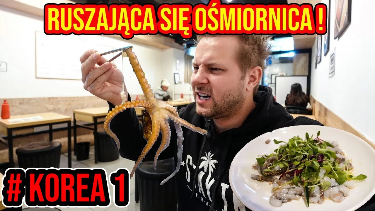 ZJADŁEM ŻYWĄ OŚMIORNICĘ !