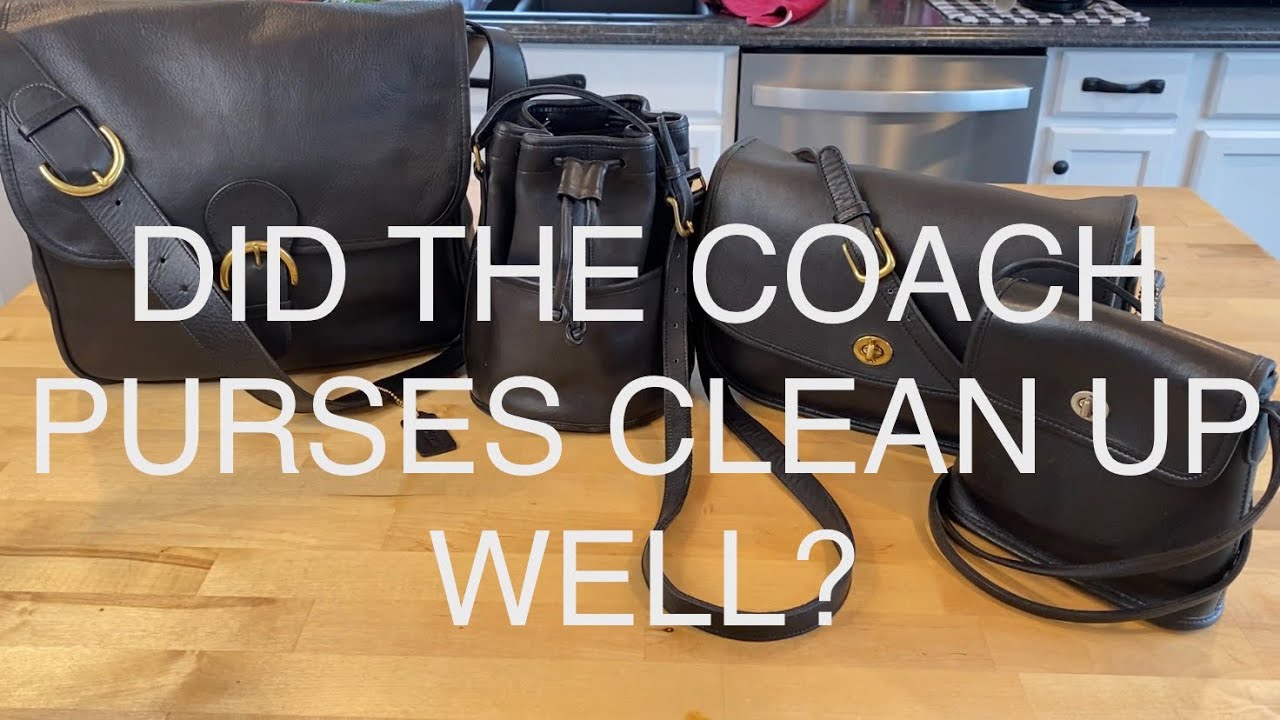 THRIFTED PURSE CLEANING - This is how I clean thrifted purses for resell - Did They Clean Up Well?