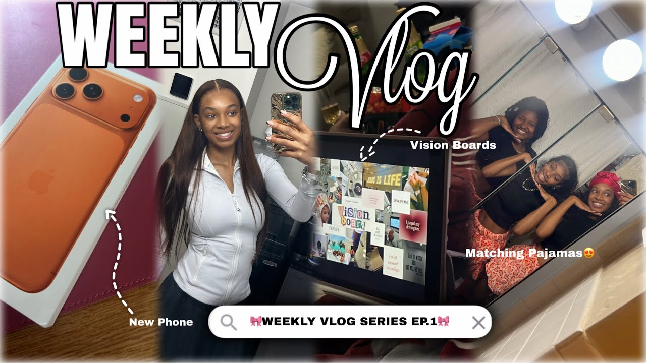 WEEKLY VLOG | happy new year! new phone, packages, matching pjs, etc. || Jordan Alizabeth 