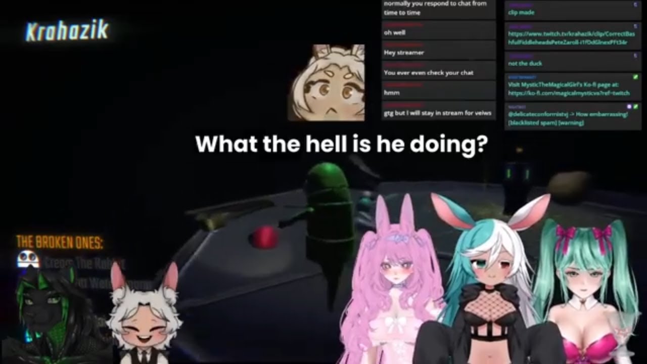 Um, what is Krahazik doing? (Mystic Vtuber Clip: REPO) #vtuber #envtuberclip #streamer #gaming