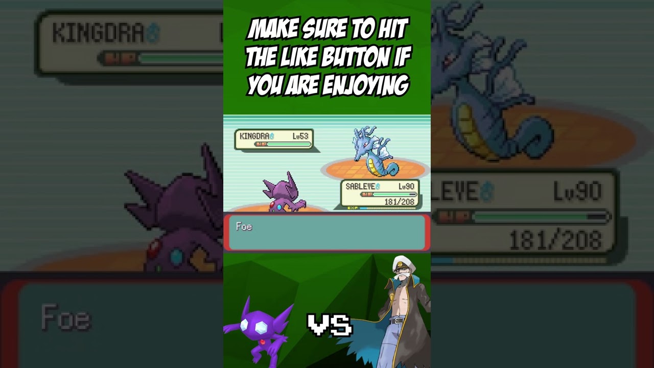SABLEYE VS DRAKE (Pokemon Emerald) -Pokemon Challenge-
