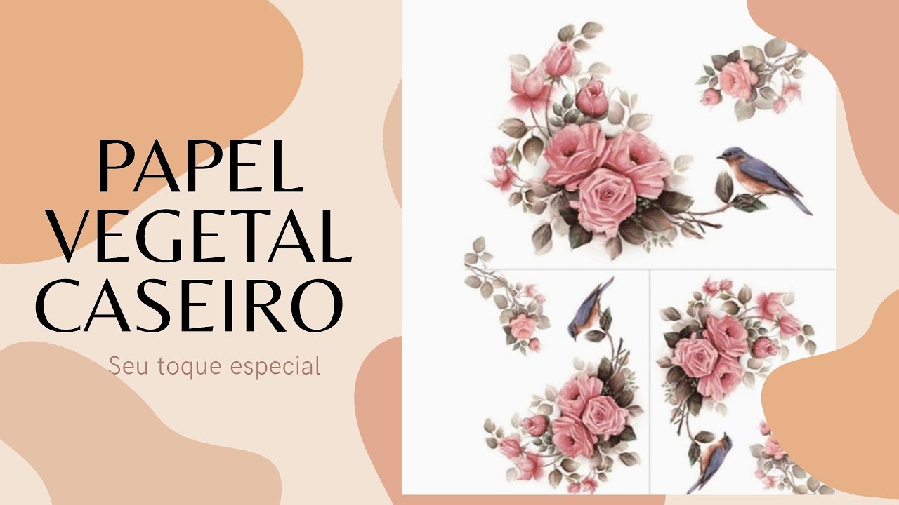 Como fazer um lindo papel vegetal em casa(2)