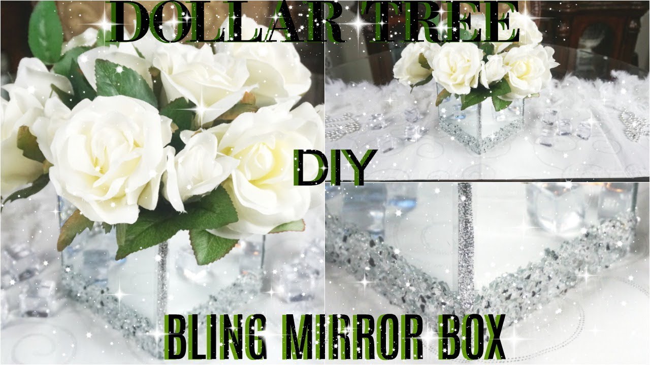 DIY DOLLAR TREE BLING MIRROR BOX 💎 DIY GLAM MIRROR ROOM DECOR 💎 DIY GLAM HOME DECOR 💎