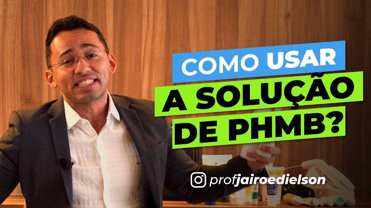 Como usar a solução de PHMB?