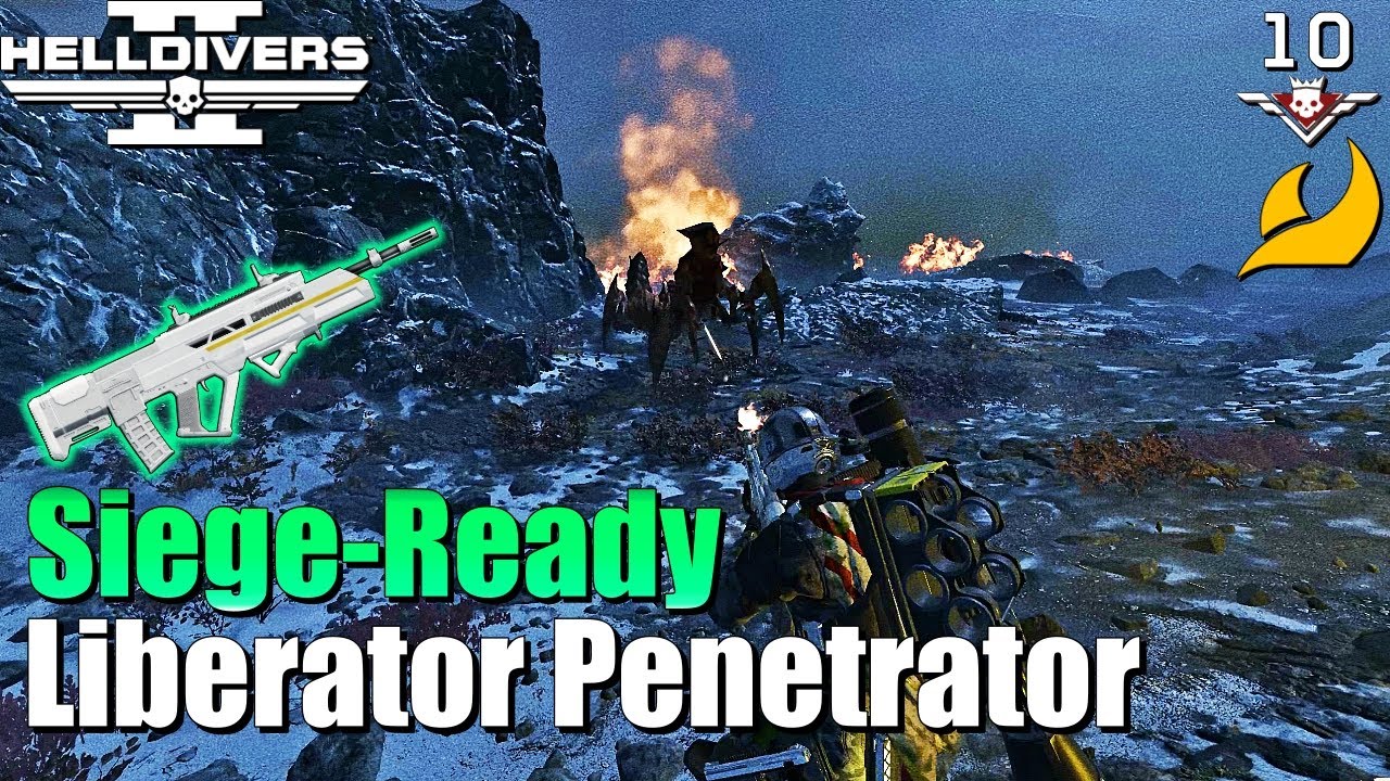 Helldivers 2 | Liberator Penetrator with Siege-Ready Loadout Gameplay with Randoms (No commentary)