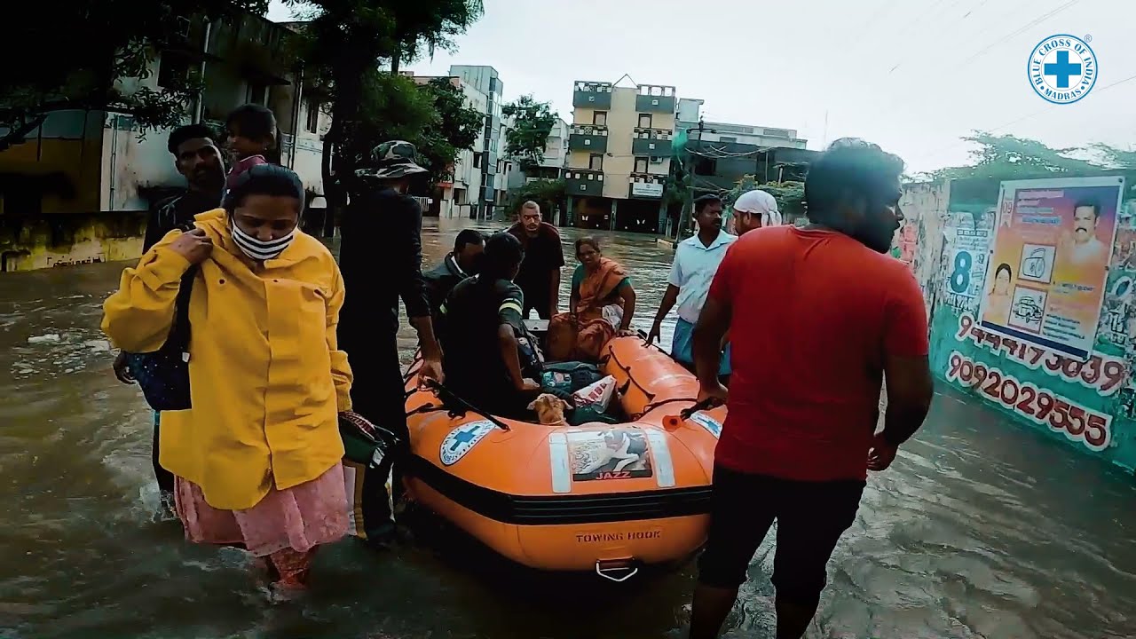 Blue Cross of India - Emergency animal rescues during Floods.