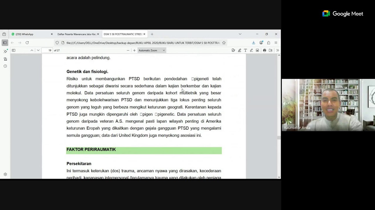 POSTTRAUMATIC STRESS DISORDER