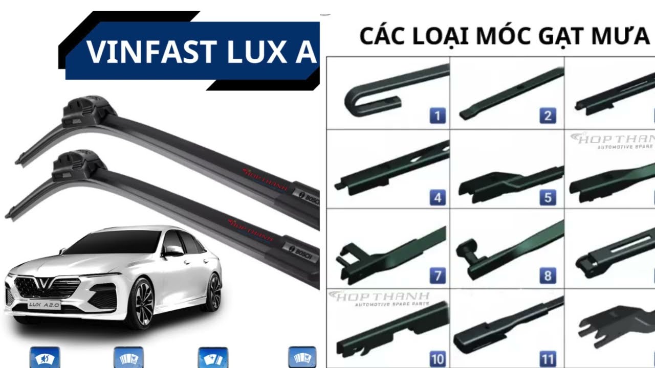 Gạt mưa xe Lux A Vinfast