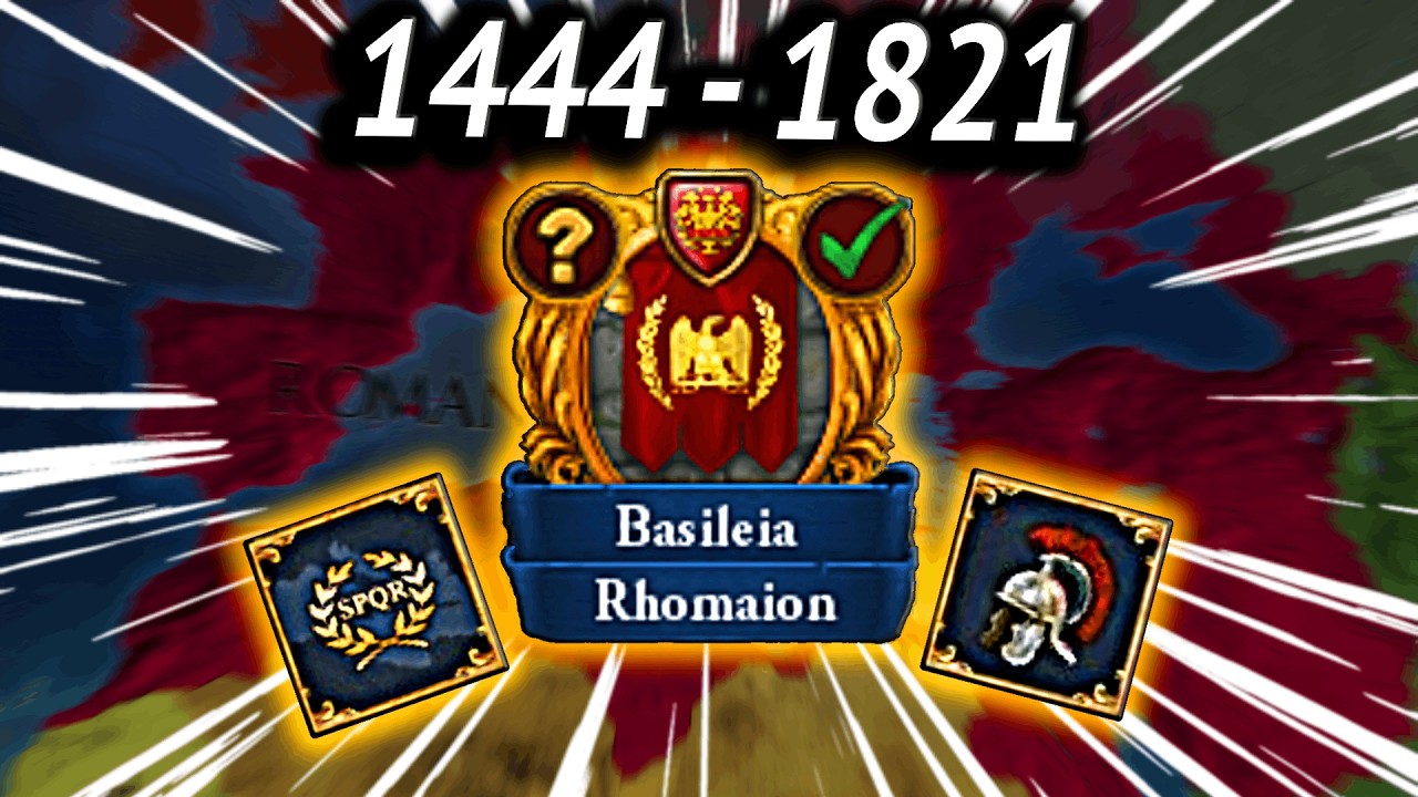 I ENDED THE OTTOMANS In 4 YRS as BYZANTIUM & RESTORED The ROMAN EMPIRE in EU4 1.37