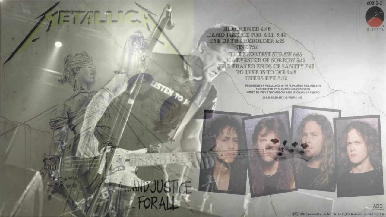 Metallica - Blackened with original bass of Jason Newsted enhanced