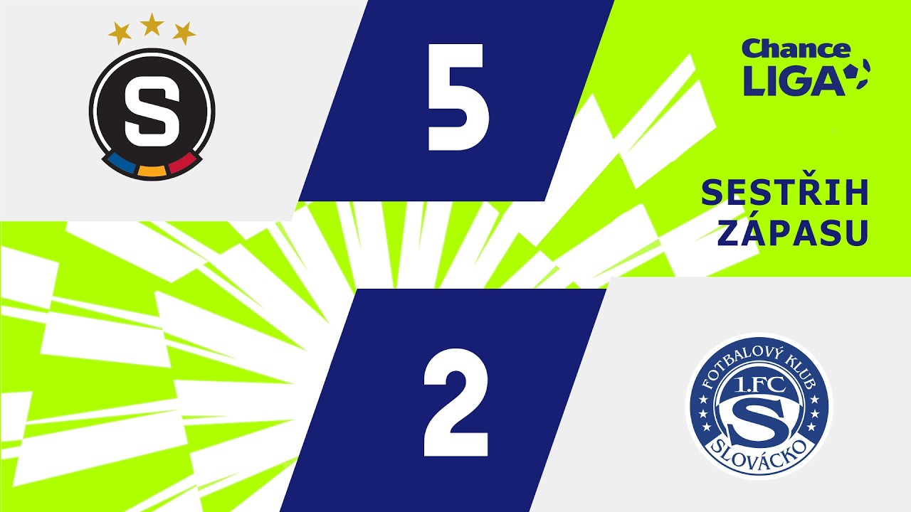 SESTŘIH: Sparta – Slovácko 5:2. První branky Martince a Sonneho, dvakrát se prosadil Kuchta