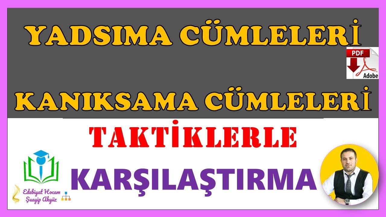 Yadsıma-Kanıksama C&uuml;mleleri