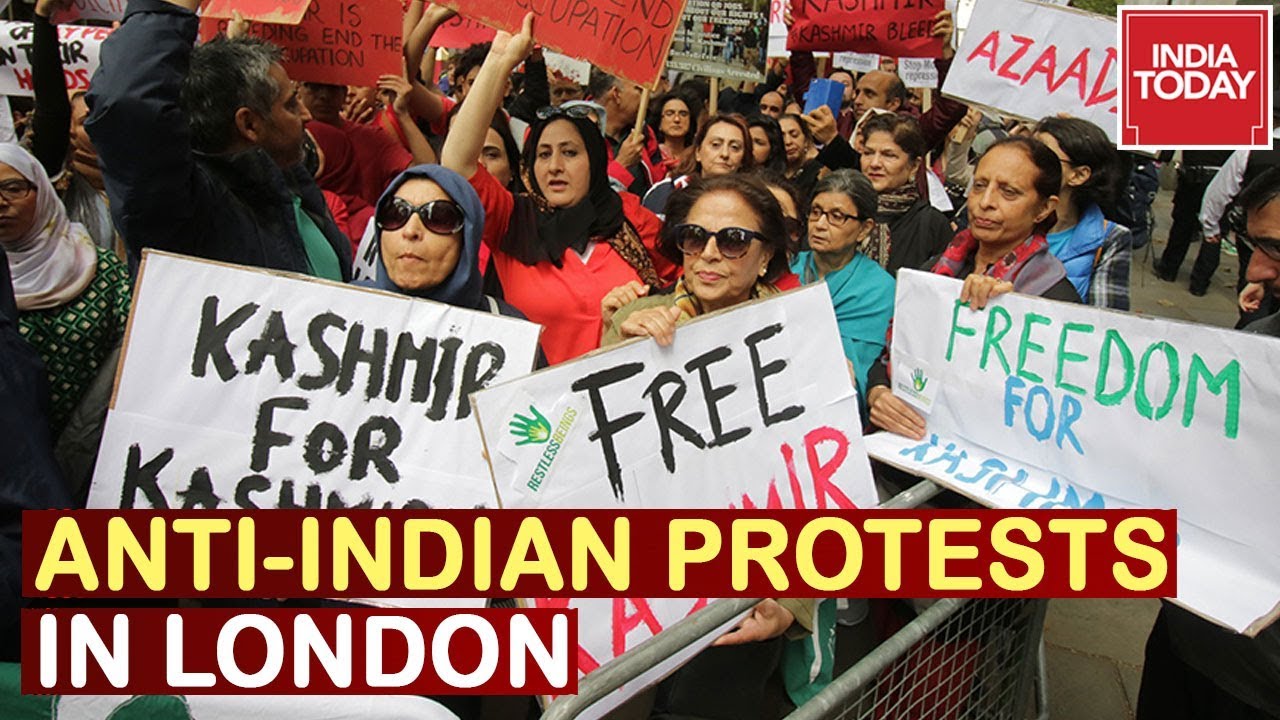 Pak Protesters On Rampage Vandalise Indian Embassy | Watch Visuals