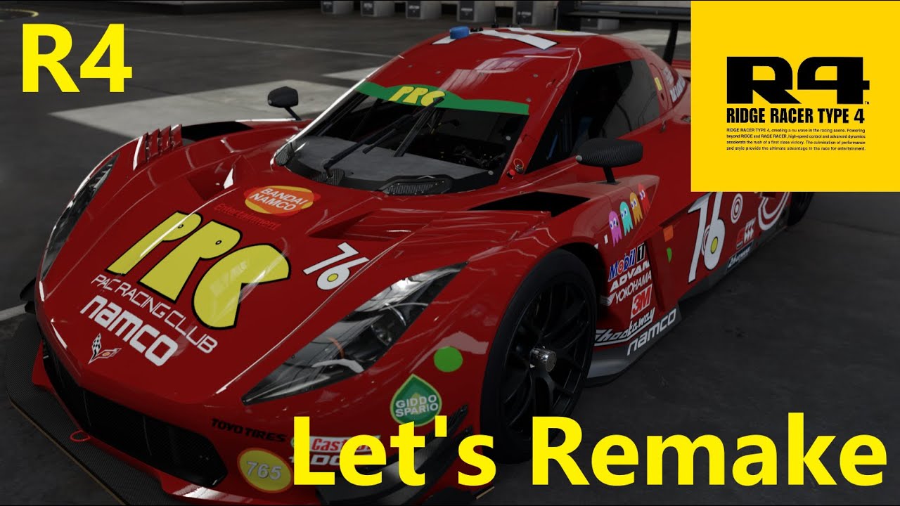 R4 -RIDGE RACER TYPE 4-  Final race a little Remake.  最終戦少しリメイクしてみた。Ver 0.1　(R4×Forza7)