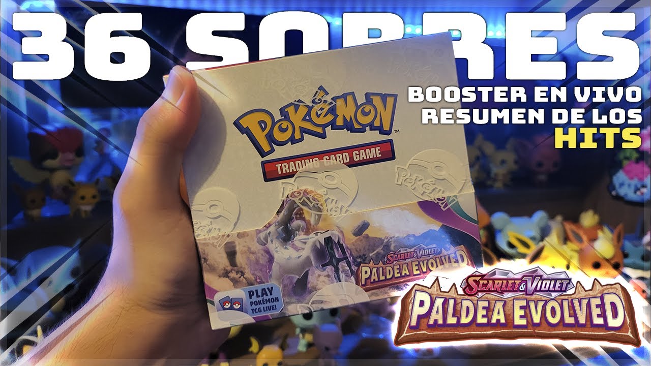 Booster Box llena de HITS ⭐️ Opening 1 Display Paldea Evolved en vivo (resumen)