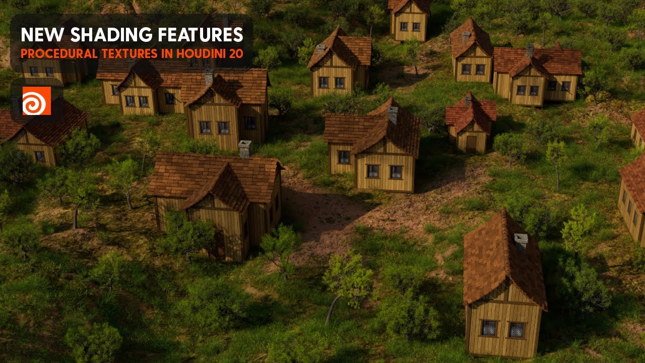 Houdini 20 Procedural Shading Features