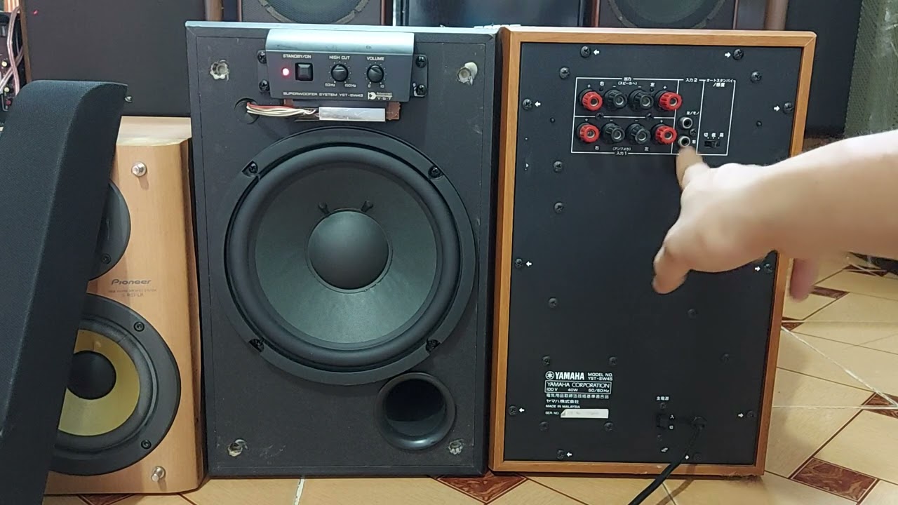 YAMAHA YST-SW45 nguyên bản điện 100v