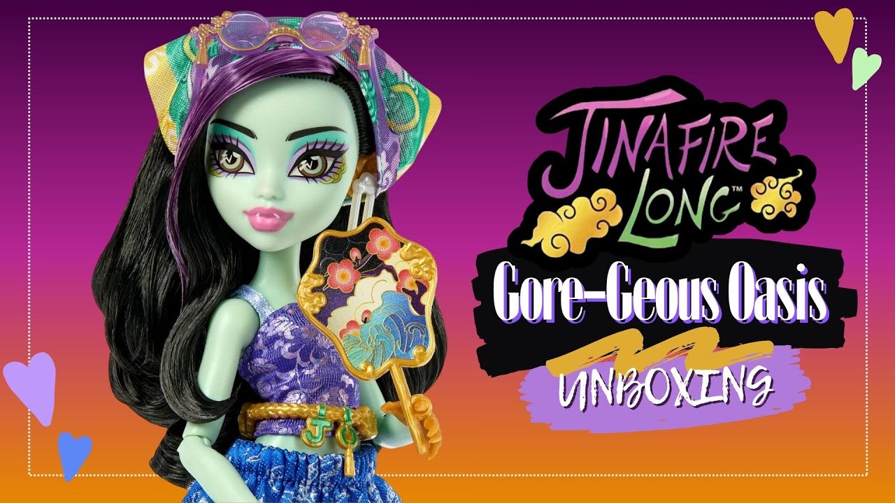 Jinafire Long Gore-Geous Oasis (SS7) 🐉 | Unboxing Monster High G3