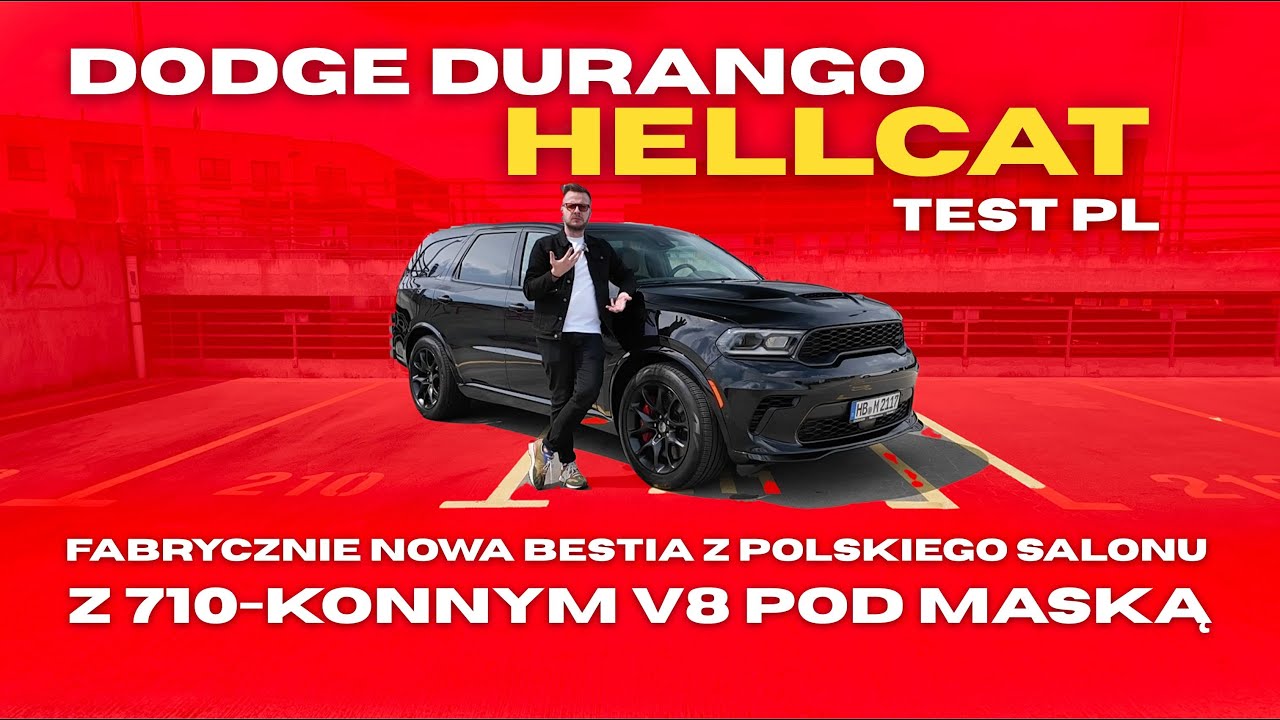 Dodge Durango Hellcat TEST PL. Fabrycznie nowy, z gwarancją i emocjami z innej bajki!
