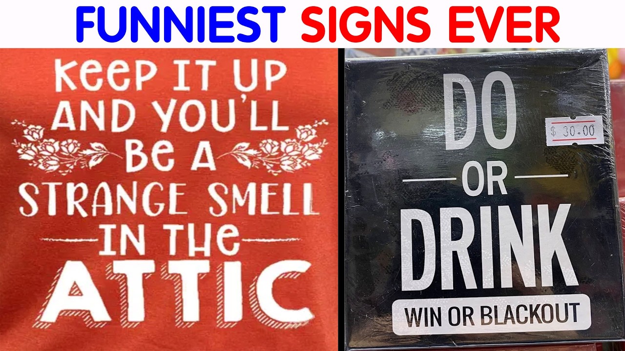 Absolutely Dumb Signs For Those In Need Of A Good Laugh || video compilation #65