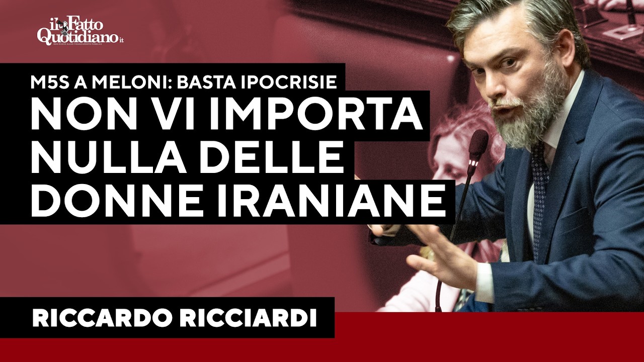 Intervento da applausi di Ricciardi: 