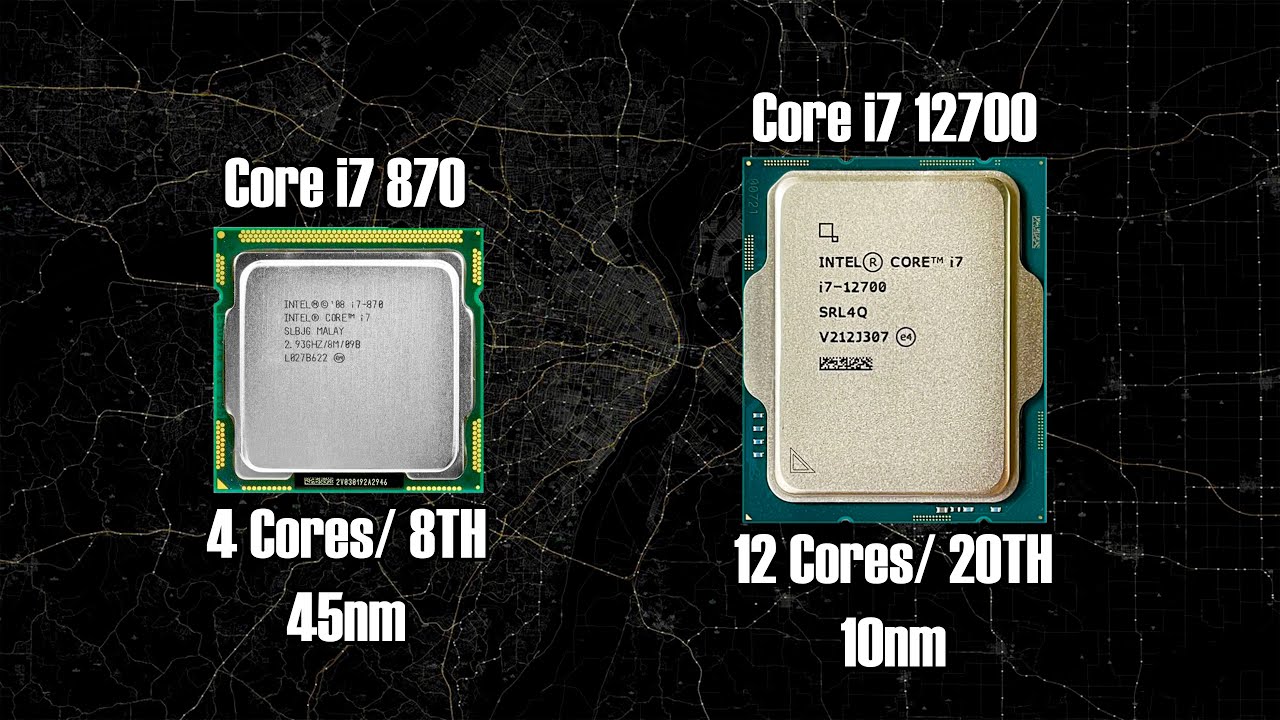 Core i7 870 (4GHz) vs Core i7 12700 (4,5GHz)🔥 Test in Programs and 12 Games 🔥