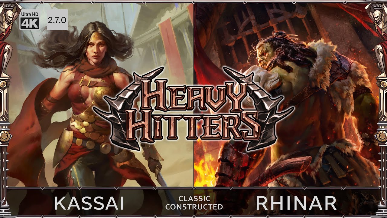 Desert Fury. Kassai vs Rhinar. Classic Constructed - Flesh and Blood TCG