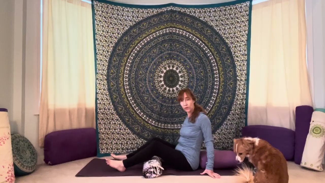 15 Minute Heart Opening Restorative Yoga Practice 