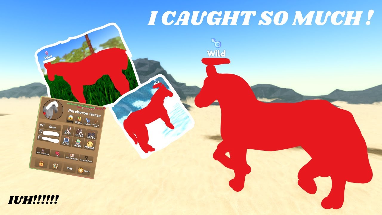 EVERYTHING I CAUGHT DURING THE WINTER/HOLIDAY EVENT IN WILD HORSE ISLANDS! || ROBLOX