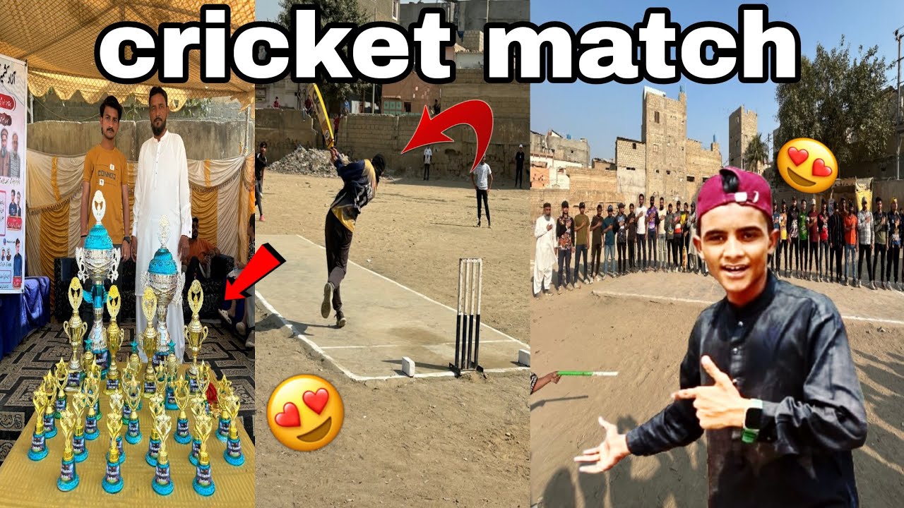 Cricket tournament match 😍||mubashir sajid vlogs