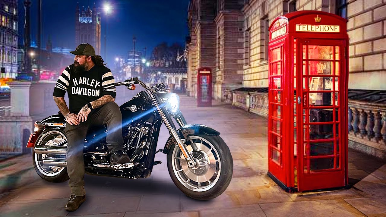 Riding Harley-Davidsons In London