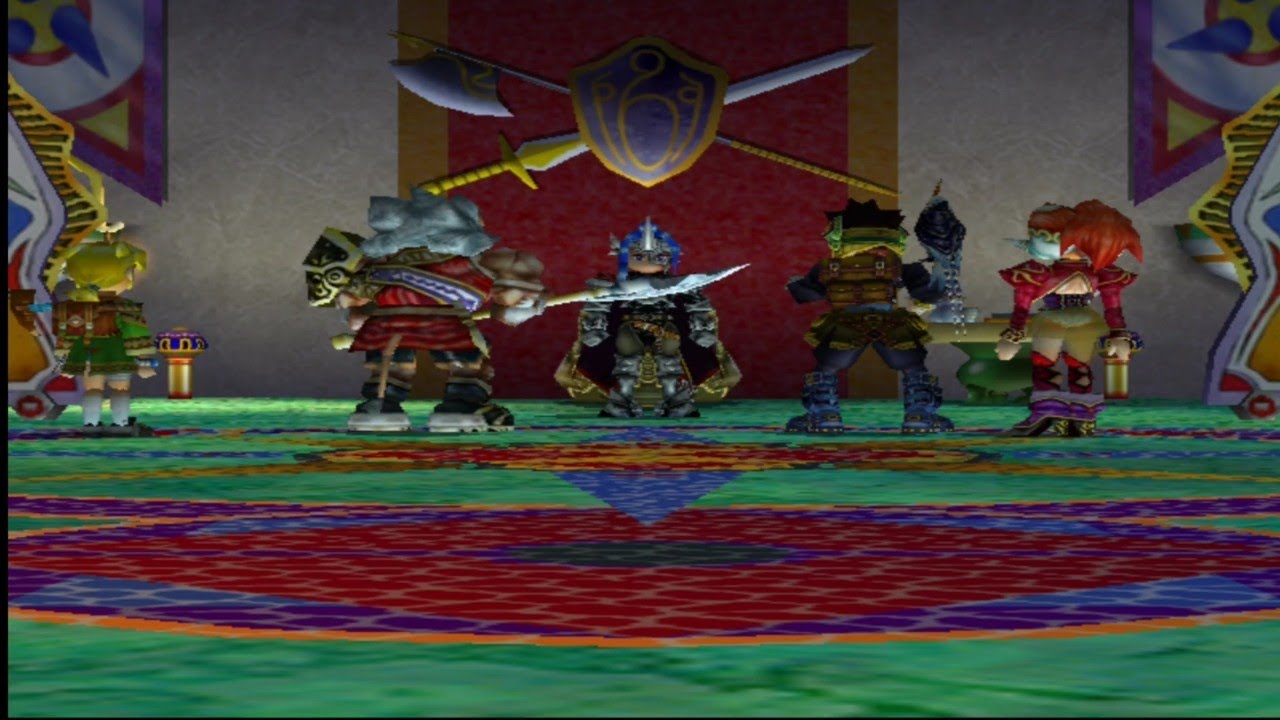 Grandia 2 : Boss Fight Melfice Horns Of Valmar 1st Battle ( Redream )