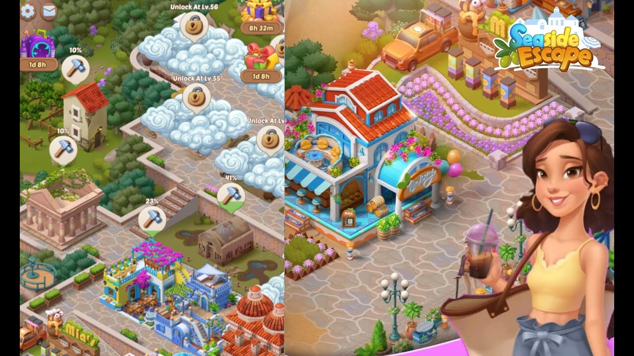 Seaside Escape |  Level 31-32 Part  22  🏖🏝