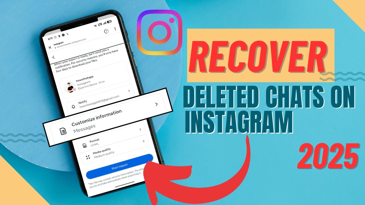 Как восстановить удалённые чаты в Instagram | Восстановление удалённых сообщений | 2025