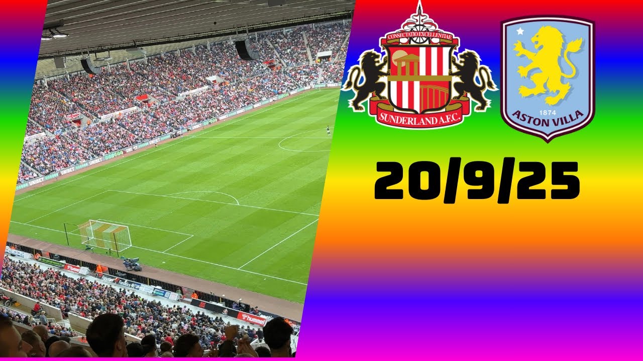 Sunderland V Aston Villa 1-1 | Sunderland Away 