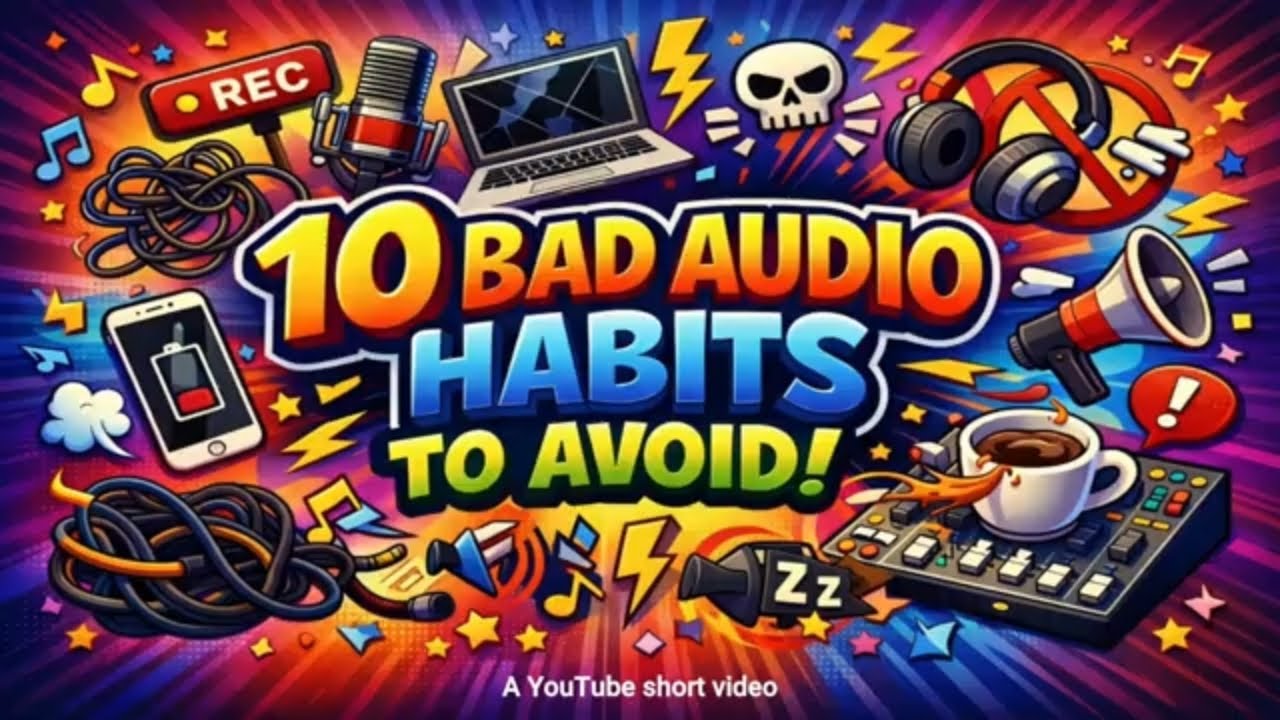 10 bad audio habits to avoid