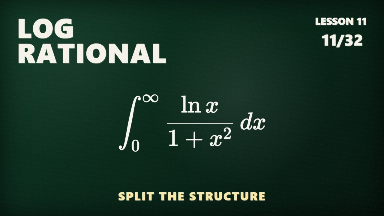 Solving the Logarithmic Rational Integral with Feynman's Technique