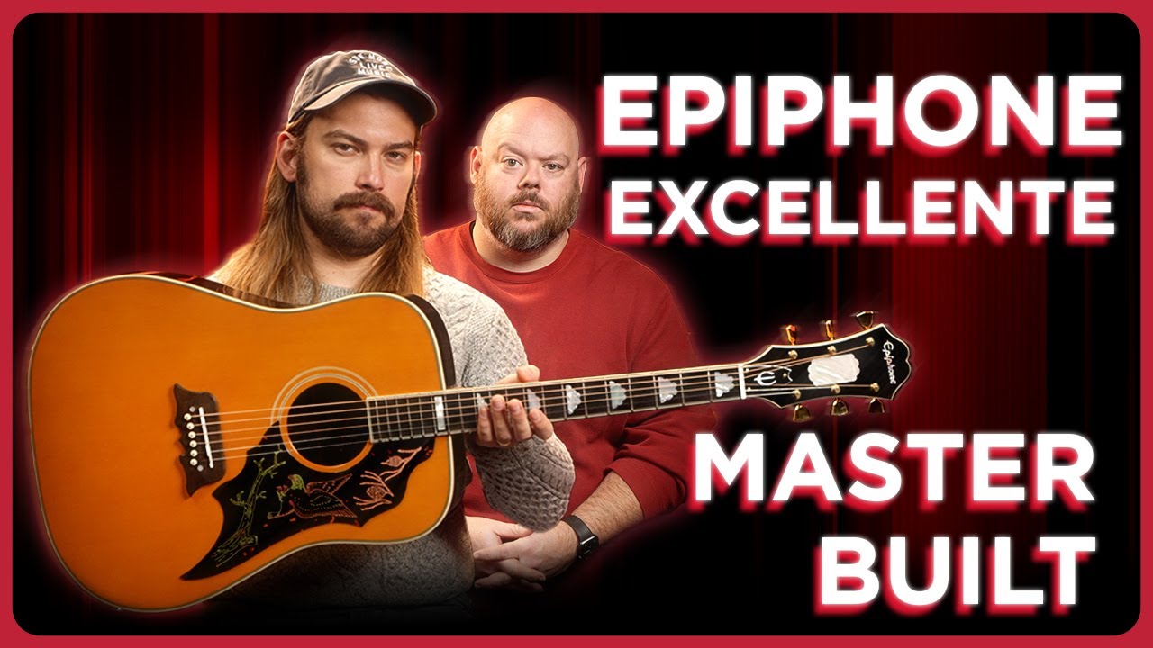 Уникальная акустическая гитара Epiphone Masterbilt для стильного игрока | Excellente
