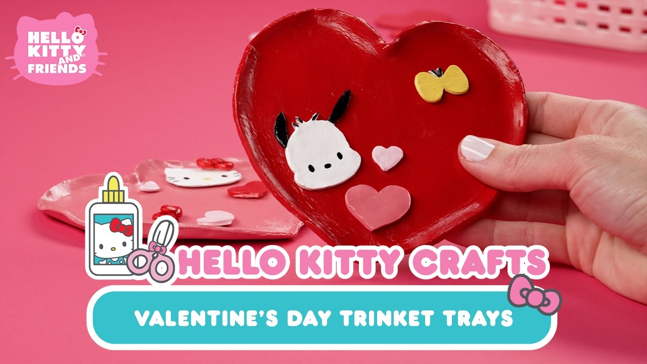 Hello Kitty Valentine’s Day Trinket Tray | Hello Kitty Crafts