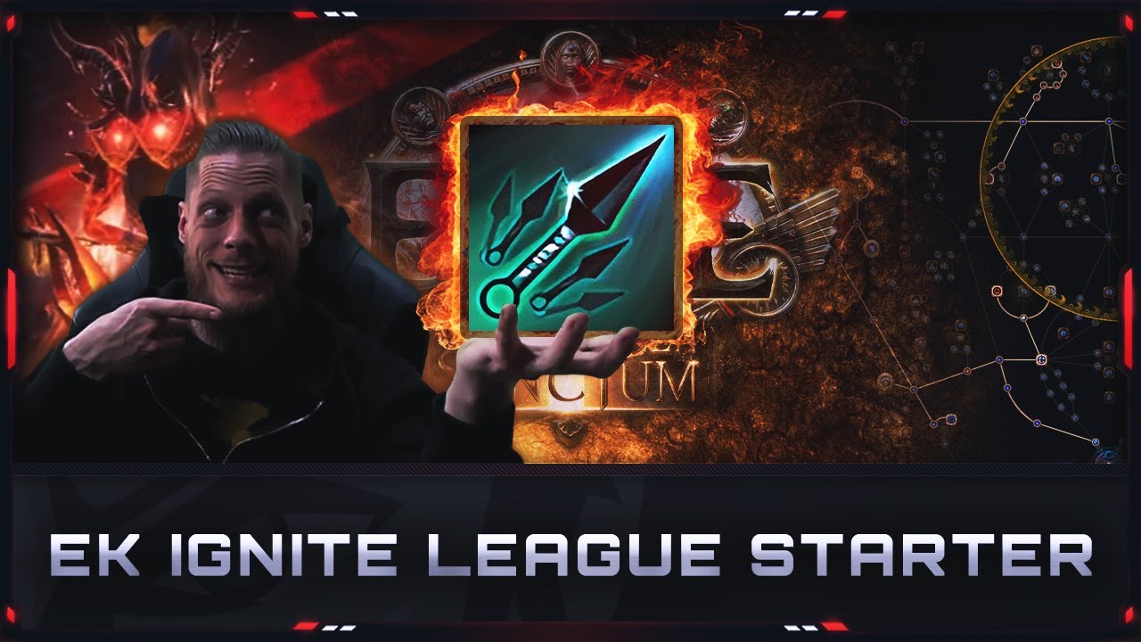[PATH OF EXILE | 3.20] – EK (ETHEREAL KNIVES) IGNITE ELEMENTALIST – MY LEAGUE STARTER!